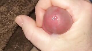 Playing With His Tight Balls Ends In Massive Yummy Cumshot, Slow Motion????