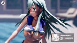 MMD r18 suzuya kancolle sex dance 3d hentai