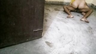 Indian lovers fucking in home suddenly come some one