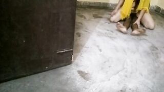 Indian lovers fucking in home suddenly come some one