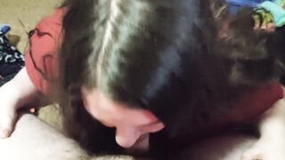 POV Blowjob Deepthroat BBW - Thicc Stoner GF