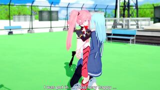 Rimuru fucks Milim standing up : The time i got reincarnated as a slime Parody