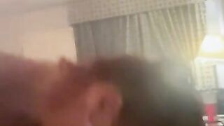 interracial blowjob from redhead milf.