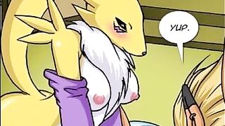 Digimon (Renamon and Rika Nonaka Porn Parody) - Renamon's blog 1 (Hard Sex) (Anime Hentai)