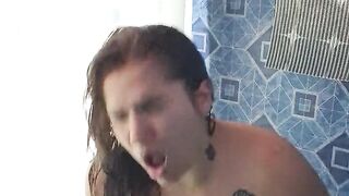 mom masturbates in the shower