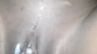 Watch the creampie squirt out her pussy in the end and mess up my camera