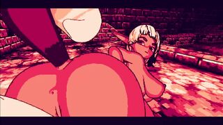 Snapshot Dungeon - hentai game - bunny girl sex - animation test