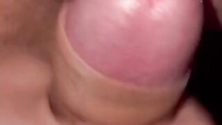 close up tease handjob and cum