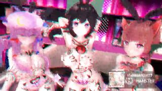 mmd r18 R18 Graffiti Naked Bunny Orin Sky Pache de Ghost Dance Kai_Remake High Poly 3d hentai