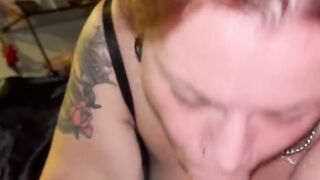 Cumming inside her mouth