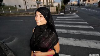 Hijab iranian Nadja gets publicly fucked AGAIN in anal on the highway and in the hotel !