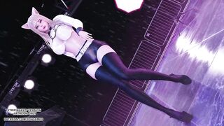 [MMD] Solar - Spit it out Ahri Evelyn Seraphine Sexy Kpop Dance 4K League of Legends KDA