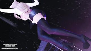 [MMD] Solar - Spit it out Ahri Evelyn Seraphine Sexy Kpop Dance 4K League of Legends KDA