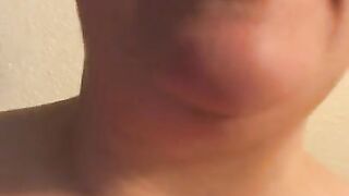 Tired BBW Goes for Morning Pee and Accidentally Pees on Toilet