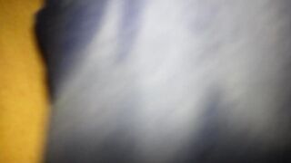 Getting a creampie late light in the park by a stranger I met there. You hear me cum too