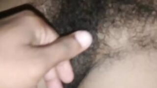 My wife's hairy pussy