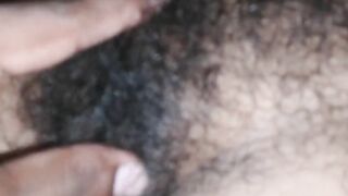 My wife's hairy pussy