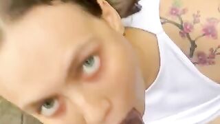 POV: South African Public Slut Sucks BBC on Hike