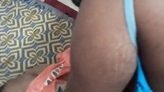 Tamil village wife hot back and handjob