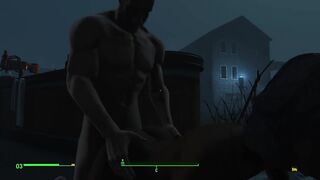 Sex with a girl in three cocks! | Fallout 4 Sex Mod