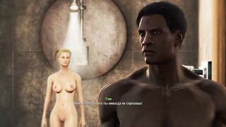 Sex with a girl in three cocks! | Fallout 4 Sex Mod