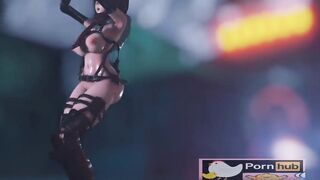 mmd r18 Bunny Style Tara Mikasa Ackerman 3d hentai