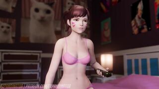 D.Va's Remote Breast Expansion | Expandinator