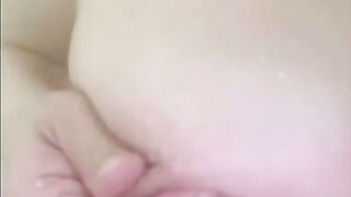 Hentai Busty Japanese MILF!！ Nipple masturbation in the bath (^^♪