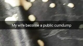 Your Wife become Cumdump and let any Guys Cumming inside her Pussy! [Cuckold.Snapchat]