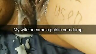 Your Wife become Cumdump and let any Guys Cumming inside her Pussy! [Cuckold.Snapchat]