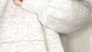 【寝るまえにムラムラ 貧乳 乳首オナニー チクイキ】japanese Nipple Masturbation