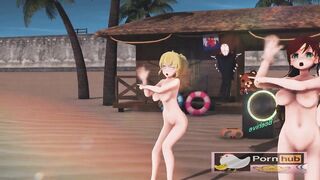 mmd r18 Kimagure Mercy RWBY girls sexy anal queen 3d hentai