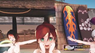 mmd r18 Kimagure Mercy RWBY girls sexy anal queen 3d hentai