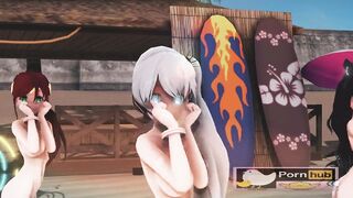 mmd r18 Kimagure Mercy RWBY girls sexy anal queen 3d hentai