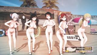 mmd r18 Kimagure Mercy RWBY girls sexy anal queen 3d hentai