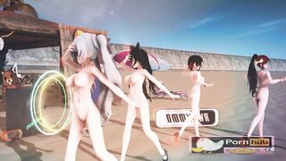 mmd r18 Kimagure Mercy RWBY girls sexy anal queen 3d hentai