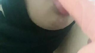 Girl in hijab blowjob