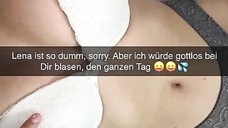 Freund betrügt seine Freundin auf Snapchat mit Ihrer besten Freundin und creampied Sie in den Arsch