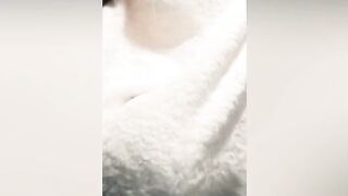 Stepson watching Stepmother in the bathroom. Mature 57y old stepmom takes a shower.Homemade 033