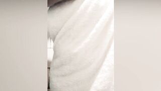 Stepson watching Stepmother in the bathroom. Mature 57y old stepmom takes a shower.Homemade 033