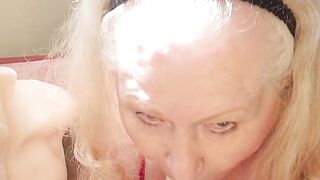 This Old Woman Granny, GILF Loves To Suck Cock