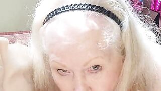 This Old Woman Granny, GILF Loves To Suck Cock