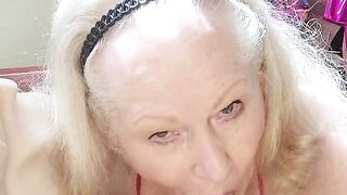 This Old Woman Granny, GILF Loves To Suck Cock