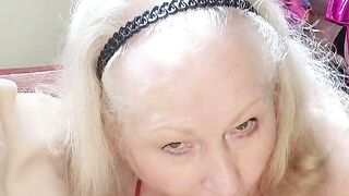 This Old Woman Granny, GILF Loves To Suck Cock