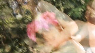 Sex on the waterfall