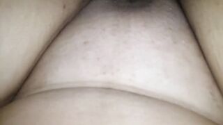 My wife being fucked hard and getting a huge creampie