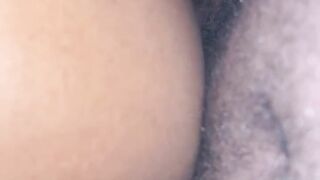 Creamy black pussy