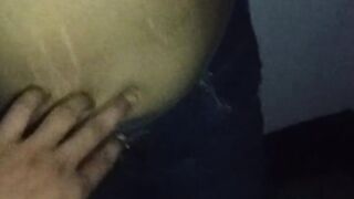 Step sister boobs showing step brother fucking hard