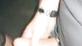 My Date Fucked My Squirting Pussy In Public and Cum on my Stockings And Sent My Husband the Video