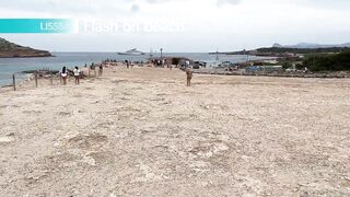 LISSSA flashing on the beach